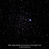 M46, with nebula